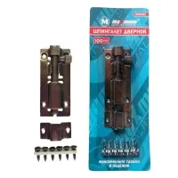 Шпингалет дверной 75 мм, в блистере, медь, АС 2203 (3313)